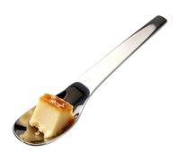 Stainless Steel Long Handle Coffee Stirrer & Dessert Spoon | Ergonomic 316 stainless steel long handle dessert spoon and coffee stirrer featuring a mirror polished finish
