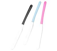 Stainless Steel Makeup Spatula - Stainless Steel Makeup Spatula | Beauty Spatula Tool, Set Of 3 Foundation Mixing Stirring Tools For Women, Professional Face Lotion Scraper