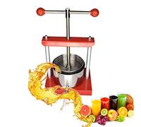 Stainless Steel Manual Retro Squeezer Wine Residue Juice Separation Vegetable Stuffing Water Squeezer Juice Press 2l (2l)