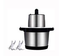Stainless Steel Meat Grinder Household Electric Mixer 6 L Large Capacity 2 Speed Adjustable Can Be Ground Meat/Broken Vegetables Grind Meat Vegetables Garlic Fruits Etc
