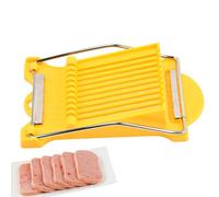 Stainless Steel Meat Slicer - Handheld Tomate Avocat Cheese Slicer | Manual Food Cutter For Hot Dogs Ham Kitchen Prep, Quick And Even Thickness Control Tool For Daily Cooking At Home Or Camping