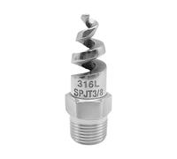 Stainless Steel Mist Nozzle Male Cone Head Sprinkler Watering Replacement | 2.95in Size Stainless Steel Atomizing Nozzle Provides Fine Water Mist For Gardens Lawns Yards Indoor Outdoor Washing