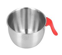 Stainless Steel Mixing Bowls, Mixing Bowls with Handle for Egg Whisking Kitchen Mix Cook Bake Prep (2800ML)