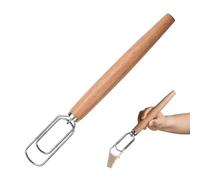 Stainless Steel Mixing Stick - Effortless Blending | Leavening Flour Mixer Manual Mixer | Kitchen Tools For Household Cake Baking, Handheld Dough Blender For Batter, Eggs, Sauces & Cream