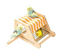 Stainless Steel Nesting, Professional Breeding Shelter, Secure Habitat with Mesh Ventilation, Protective Wood Parrot Home, Practical Design with Sturdy Mount, Birdhouse for Cockatiel and Conure