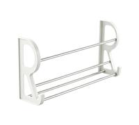 Stainless Steel No-Drill Wall Organization - 173g Over The Door Organizer | Door Shoe Rack for Entryway Entrance Bedroom Laundry Room Dorm Office Garage