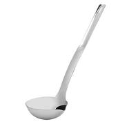 Stainless Steel Oil Filter Spoon Skimmer Long Handle Ergonomic Design for Separating Soup Fat Healthy Cooking Kitchen Tool 304 Stainless Steel Silver 12 Inches
