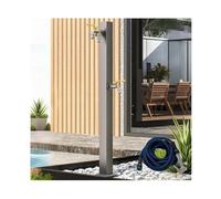 Stainless Steel Outdoor Garden Water Column Vertical Design for Irrigation & Car Washing Includes Spray Gun & Bottom Water Inlet. Perfect for Garden Use!