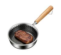 Stainless Steel Pans | Non Stick Skillet Pot | Grill Pan Cookware | for Eggs, Pastry, Vegetables, Pork, Chicken, Home, Hotel, Restaurant, Canteen, Breakfast Shop