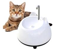 Stainless Steel Pet Water Fountain - Automatic Circulating Filter | USB Powered Cat and Dog Water Fountain | for Pets Who Prefer Fresh Flowing Wåter, Ultra-Quiet Pump 2L Tank, BPA Free