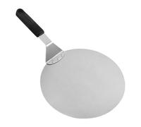 Stainless Steel Pizza Peel with Comfortable Handle, 10" And 12" Round Cake And Pizza Spatule, Durable Baking Tool For Home Kitchen or Bakery, 43,5 x 25,3 cm, idéal pour le