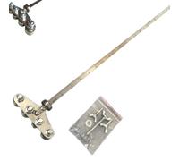 Stainless Steel Positioning Calipers with 50cm Adjustable Guide Rail, Precision Circular Saw Cutting Guide, Accurate Woodworking Measuring Tool for DIY Carpentry