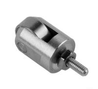 Stainless Steel pour contact Point M2.5 for pour dial Gauge 22.5mm | M2.5 thread, 10mm roller diameter, stainless steel build, prevents pour surface scratches, precise readings