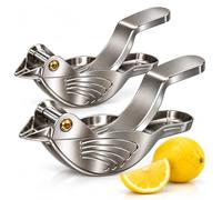 Stainless Steel Presse-Citron Forme d’Oiseau, Presse-Agrumes Manuel | Presse-citron manuel forme oiseau avec levier à charnière et bec verseur, compact et en acier inox, pour citrons & limes