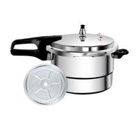 Stainless Steel Pressure Cooker 7L - Instant Large Rice Pot With Steaming Rack | Gas & Induction Stove Compatible Soup Fish Stewing Cooking Pot For Home Apartment Kitchen