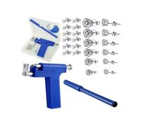 Stainless Steel Professional Ear Piercing Gun Kit with 12 Sets of Hypoallergenic Painless Ear Studs for Safe Piercing