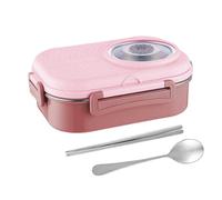 Stainless Steel | Récipient repas avec 3 compartiments,Étanche,Pour Adultes Chauffeurs de camions Amateurs de Fitness Bureau École Pique-nique Voyage en Route