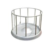 Stainless Steel Reptile Tray, Tortoise Food Dish, 4.53x3.07 inches Rust Proof Terrarium Bowl Water Dish, Pet Feeder Dispenser for Gecko, Lizard and Tortoise Habitat Accessories