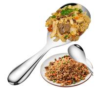 Stainless Steel Rice Spatula - Large Thickened Rice Paddle Spoon | Non-stick Metal Kitchen Spatula, Heavy-Duty Potato Server for Home, Restaurant, Catering, and Cooking, Heat-Resistant Kitchen Tool