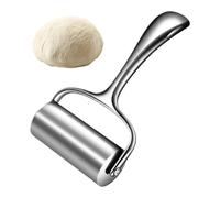 Stainless Steel Rolling Pins - Non Stick Heavy Duty Steel Tool - Pizza Dough Roller With Ergonomic Handle - For Pastry Pizza Bread | Dumpling Fondant Cake Cookie