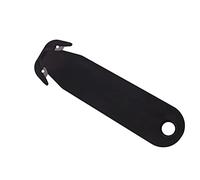 Stainless Steel Safety Utility Cutter Metal Package Opener Box Cutters Compact Size Easy to Store Finger Protective Cover Ideal for Home Office Dormitory Package Opening (Black)