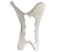 Stainless Steel Scraping Board - Muscle Massage Plate | Tool For Face Scraper Arms Neck Shoulder | High-Grade Body Gua Sha Back Leg Relieve Tension Edges Portable Relaxation Present