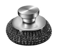 Stainless Steel Scrubber - Advanced Hygiene Support, Steel Scrubber for Dishes, Easy Grip Cleaning for Pots and Pans | Big Metal Wire Wool for Cleaning Kitchen Pots Pans Grills Sink