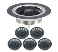 Stainless Steel Sink Bounce Core Drain Strainer, Reusable Kitchen Sink Drain Stopper, Efficient Drain Strainer For Home, Restaurant, And Commercial Kitchens, Sink Bounce Core Drain Strainer