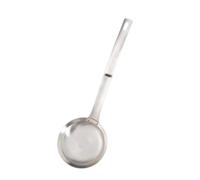 Stainless Steel Slotted Spoon, Skimmer Ladle Utensil, Food Safe Cooking Tool for Frying Boiling Steaming, Multipurpose Kitchen Spoon for Stirring Serving Straining, Culinary Gadget for Home Chefs