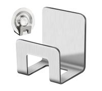 Stainless Steel Sponge Holder - Self Adhesive Kitchen Hook, Durable Dishcloth Storage Rack, Rustproof Wall Mounted Organizer, Compact Cleaning Shelf, Toothbrush Towel Holder | Sink Countertop Home Use