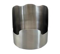 Stainless Steel Spoon Rest | 10x10x9.5cm/3.94x3.94x3.74in Vertical Space-Saving Pot Lid Holder | Kitchen Utensil Holder | For Ladles Whisks Tongs Spatulas Kitchen Countertop Cutting Board Meal Prep