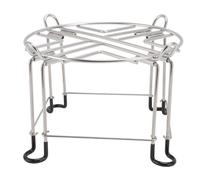 Stainless Steel Stand, Detachable Countertop Stand with Hooks 9inch Diameter 6inch Tall Fit Most Medium Gravity Water Filter System