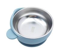 Stainless Steel Suction Bowl - Non Slip Silicone Grip Base, Toddller Training Feeder, Travel Dinner Snack Food Bowl | Restaurant High Chair Secure, Car Seat Snack Container, Daycare
