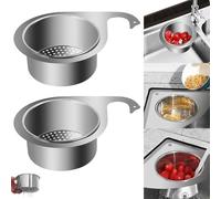 Stainless Steel Swan Sink Strainer Basket, Panier de Filtre en Forme de Cygne pour évier, Passoire Support de Rangement D'évier, Passoire Evier en Acier INOX, Panier de vidange d'évier pour Cuisine