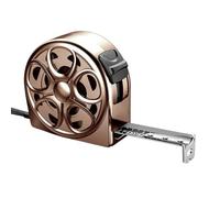 Stainless Steel Tape, Hollow Measuring Tool, 2.56x2.56x1.18 or 2.76x2.76x1.26 Inches Instant Lock Ruler, Anti Fall Device for Industrial Engineering Woodworking Tracks and Outdoor Measurement Tasks