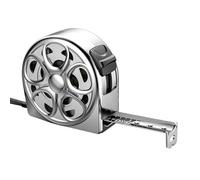 Stainless Steel Tape Measure - 6.5x6.5x3cm Hollow Design Measuring Tape Instant Lock | Anti-Fall Handy Measurement Tool For Agricultural Tracks Industrial Engineering Woodworking Outdoor