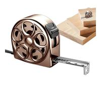 Stainless Steel Tape Measure - 6.5x6.5x3cm Hollow Design Measuring Tape Instant Lock | Anti-Fall Handy Measurement Tool For Agricultural Tracks Industrial Engineering Woodworking Outdoor