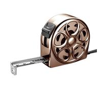 Stainless Steel Tape Measure - Precision Measurements With Instant Lock Safety | Hollow Design Waterproof Telescopic Tape Featuring Strong Bottom Magnet | For Agricultural Engineering Woodworking Cons