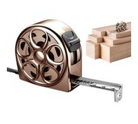 Stainless Steel, Tape Measure with Hollow Design and Instant Lock, Anti Fall Handy Measurement Tool for Agricultural Use, Tracks, Industrial Engineering, Woodworking, Outdoor Projects