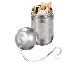 Stainless Steel Tea Infuser - Ball Steeper, Strainer Infusers, Fine Mesh Loose Leaf Brewing Accessory | Perfect for Black Rooibos Green Kitchen Cooking Preparation, 9.5x5cm