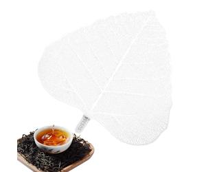 Stainless Steel Tea Strainer - 4.57x4.09in Leaaf Steeper, Drink Filter, creativeKung Fu Cup Accessory Brewing Solution | Multipurpose Reusable Maple Bodhi Cover for Coffee Mugs Tumblers Kitchen House