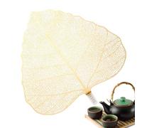 Stainless Steel Tea Strainer - 4x3in Leaf Shape Steeper, Kung Fu Cup Filter, Reusable Metal Infuser, Maple Drink Cover, Bodhi Coffee Screen, Durable Fine Mesh Tool, Heat-Resistant Compact Accessory, K