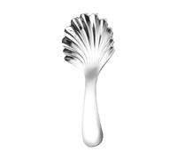 Stainless Steel Teaspoons Heavy Duty Shell Shape Short Handle Teaspoon