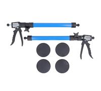 Stainless Steel Telescopic Support Rods | 50-115cm Adjustable Pole for Woodworking/Cabinet Installation | Slip - Nylon Pads, Sturdy Support Ceilings & Door Frames