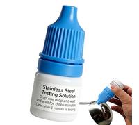 Stainless Steel Test Liquid - Dropper Reagent Bottle, Accurate Metal Authenticity Detection Solution, Quick Verification Tool | Industrial Metal Detection Liquid,for Kitchen Tableware