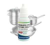 Stainless Steel Test Liquid Reagent - Stainless Steel Testing Solution | Manganese Detection 15ml Portable | StainlessSteel Testing Liquid | for Kitchen Metal Recycling and Manufacturing
