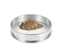 Stainless Steel Testing Sieve Flour Sifter 1-50mm Mesh for Home Kitchen Lab Use(Diameter 45 Cm/17.7in,Mesh 7mm)