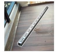 Stainless Steel Trench Drain with Grate | 1-4” Wide | 1 Ton Load Capacity | Outdoor/Indoor Water Diverter | Patio, Balcony, Driveway, Yard | 100cm Length | Rust-Resistant & Durable(7x3cm(2 3/4x1 1/5in