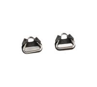 Stainless Steel Triangles Split Rings for Camera Straps Connection, 2 Pcs, Caps Protections, Hook
