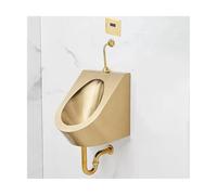 Stainless Steel Urinal for Men,Concealed Sensor Water Saving,Wall Mounted with Drain Pipe, Splash- To Troughs Urinoir sanitaire(Wall Row)